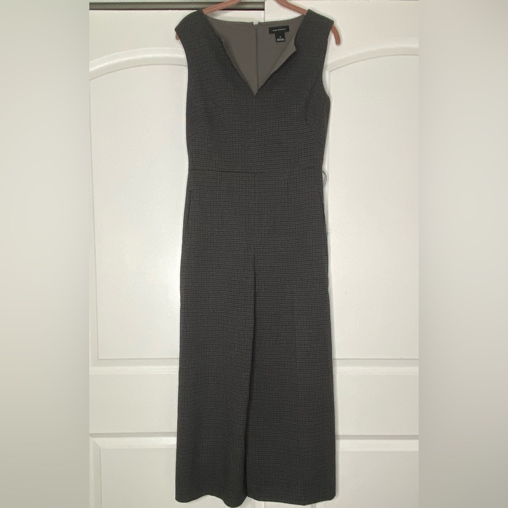 Club Monaco 4 Gray Plaid Jumpsuit